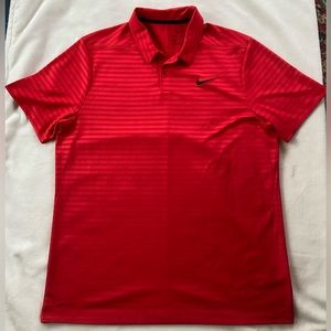 Nike- Men’s XL- Dri-fit Red Polo Shirt
